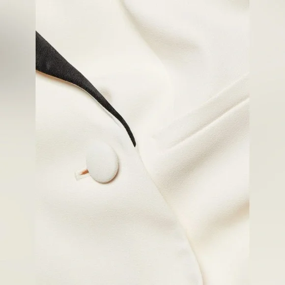 NWT $550 Alice + Olivia Kryie Tuxedo Blazer Dress - Picture 11 of 14